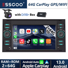 DAB+ For Ford Transit Mk7 7" Apple Carplay Android13 Car Stereo GPS 2+64G BT Sat