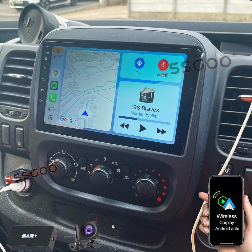 Photos - Other for Computer DAB+ For Vauxhall Vivaro B -2019 Car Stereo Radio Android 15 Head Unit WIFI 2014
