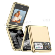 Dual SIM Flip Phone 2.4 Inch GSM, Factory Unlocked Portable Mobile Smartphone
