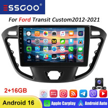 For Ford Transit Custom 2012-2021 Camera+ Car Stereo Android 16 GPS NAVI RDS 16G