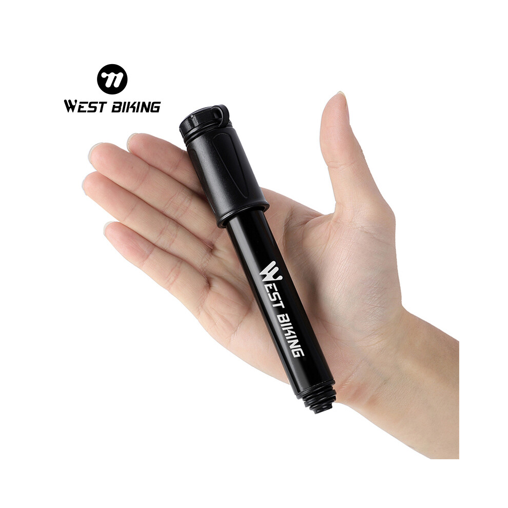 Photos - Bike Pump West Biking Mini  100PSI Schrader Presta Valve MTB Road Cycling Pump Aluminum Alloy Bicycle Hand Air Pump Tire Infl 