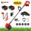 2 Battery 21V Cordless Strimmer Grass Trimmer String Edger Garden Weed Cutter UK 1