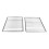 Belling 2x Extendable Grill Oven Shelf Rack Screw Fix Arm Adjustable For Belling Cooker 1