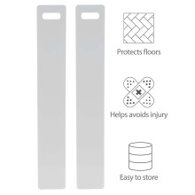 Washing Machine & Tumble Dryer Moving Ski Sliders / Safer Than Appliance Rollers