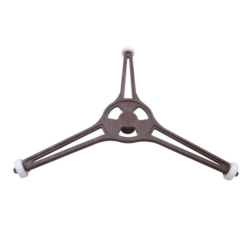 Universal Universal Microwave Turntable Roller Ring Drive Support Tripod Black