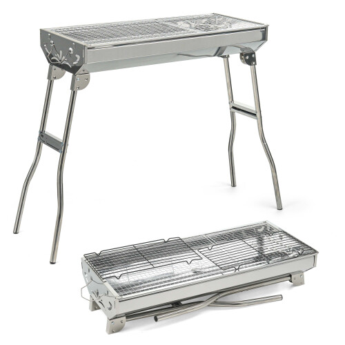 Folding Charcoal Barbecue Grill