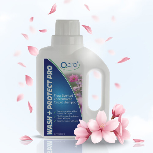 Carpet Shampoo Heavy Duty Cleaning Solution Pet Odour Deodoriser Concentrated 1L