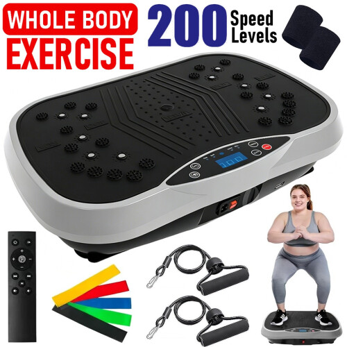 Power Vibration Plate Exercise Body Shaker Massager Vibrating Machine Platform