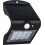 Luceco Solar PIR Wall Light LED Motion Sensor Photocell Security Outdoor Black Fitting 1