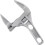 BlueSpot Adjustable Extra Wide Opening Jaw Adjustable Spanner Wrench 8" 200mm 6mm - 68mm 1