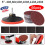 66Pcs Sanding Disc Kit Hook & Loop 125mm Attachment Drill Grinder Backing Pad UK 1