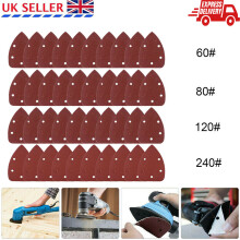 40PCS Mixed Mouse Sanding Sheets For Black and Decker Palm Sander Pads Sandpaper
