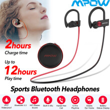 Stereo Bass Bluetooth Headphones Sports Swimming Wireless Headset Ear-hook