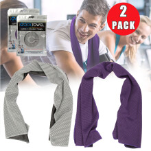 2Pcs Cooling Towel Ice Towel Neck Wrap For Gym Sports Running Jogging Chilly UK