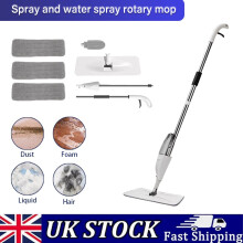 Water Spray Floor Mop with Reusable Pads for Hardwood Tile Laminate Cleaning