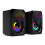 LED PC Surround Sound System Speakers Gaming Bass USB Wired for Desktop Computer 1