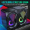 Surround Sound System LED Speakers Gaming Bass USB Wired for Desktop Computer PC 1