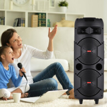 5900W Portable Bluetooth Speaker Sub Woofer Heavy Bass Sound Party Speakers +Mic
