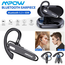 MPOW Bluetooth Earphones Noise Canceling Mic Office Driving Headphone Earbud