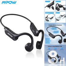 MPOW Bone Conduction Bluetooth Headphones Wireless Running Earbuds Earphones