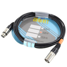 Chauvet DJ DMX 5-Pin Male to Female Lighting Cable 3m for Stage Sound System