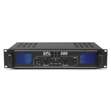 Skytec SPL500 DJ Amplifier - 500W Power Amp for Parties & Events