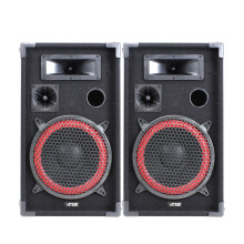 MAX Xen 3510 Red 10" Passive DJ Speakers Pair 700W High Power