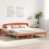 VidaXL vidaXL Bed Frame with Headboard Wax Brown 180 x 200 cm Solid Pine Wood 5