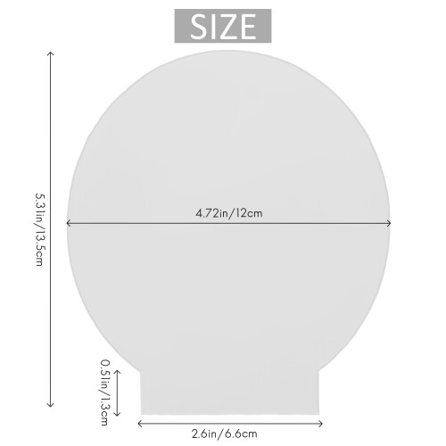 Thick Transparent Panel Board Sheet Clear Cast for LED Light Base Table Signs DIY Display Projects  6 Pieces