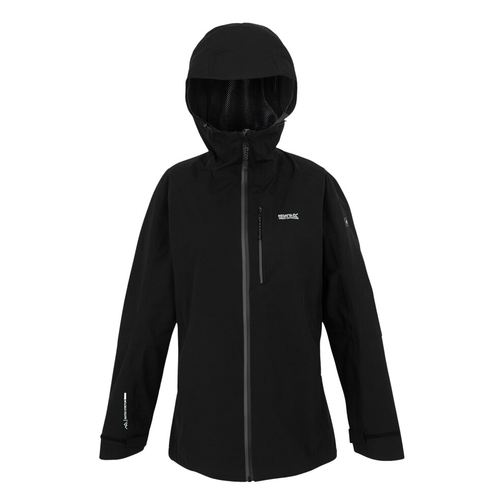 Regatta (14 Uk, Black/Seal Grey) Womens/Ladies Birchdale Ii Waterproof Jacket