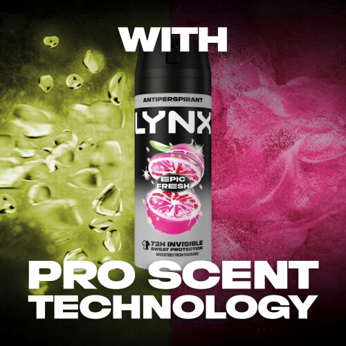 Lynx Lynx Epic Fresh Anti-Perspirant Deodorant Spray, 150ml, 24 Pack 2