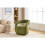 (Green, Chenille) Green Chenille Swivel Accent Chair 5