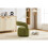 (Green, Chenille) Green Chenille Swivel Accent Chair 6