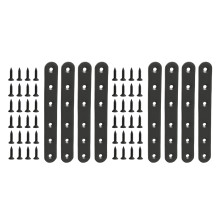 8 Stücke Flache Gerade Halterung Edelstahl Reparatur Platte für Holz Metall Reparatur Verbindungs Halterung