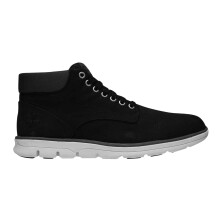 (7 UK, Black) Timberland Mens Bradstreet Leather Mid Cut Chukka Boots