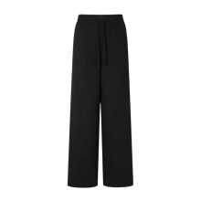 (12 UK, Black) Slazenger Womens/Ladies Polyester Blend Wide Leg Sweatpants
