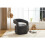 (DARK GREY, Chenille) Chenille Swivel Accent Chair – Dark Grey 7