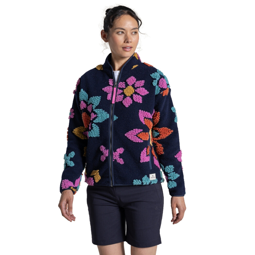 Craghoppers Women's Catalina Fleece Jacket: : Siz Dark Sapphire Print Size 16 - Outdoor Action - Image 3