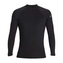 (M, Black) Quiksilver Mens Everyday Heat Long Sleeve UPF 50 Surf Surfing T-Shirt Top