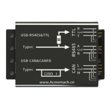 Adaptador USB A CAN FD. Depurador USB-CANFD Compatible con USB A CANFD y RS485/TTL para Entornos Industriales.