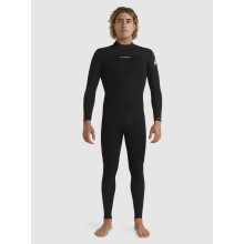 (MT, Black/Bering) Quiksilver Mens 3/2mm Prologue Back Zip Full Length Surfing Neoprene Wetsuit