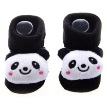 4x Panda - Carini Calzini 3D Irresistibilmente Bambino Bambina Antiscivolo 0-12 Mesi