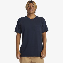 (XXL, Dark Navy) Quiksilver Mens Saltwater Pocket T-Shirt Cotton Tee Crew Neck Top Surf Surfing
