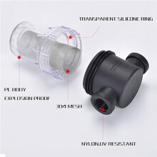 Filtre Ă Eau Ă Vis de 1 Pouce 80 Filtre Raccord de Tuyau de Jardin Connecteur de Pompe D'Aquarium Filtre