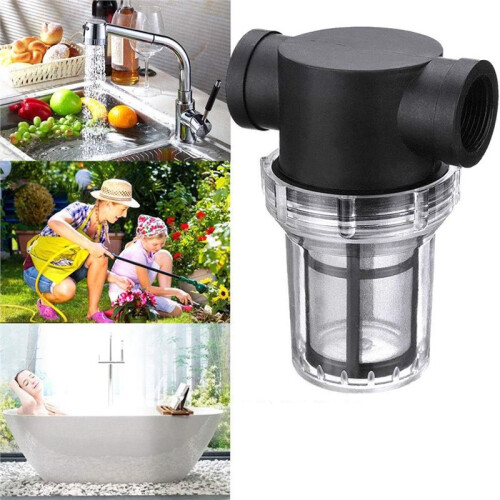 1 Inch Thread Water Filter 80 Filter Fitting Garden Hose Connector Aquarium Pump Strainer 2