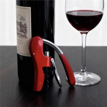 Tire-Bouchon pour Bouteille de Vin - Tire-Bouchon à Pression Rapide et Facile pour un Usage Domestique et en Extérieur Noir