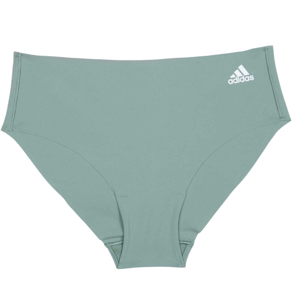 Adidas (4 Uk - 6 Uk, Olive Green) Womens/Ladies Seamless Hipster Briefs