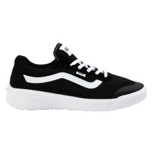 (8.5 UK, Black) Vans Mens Side Stripe Canvas Trainers