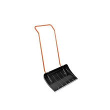Pousse-neige - SNO PRO - 80 cm - Bac plastique sur roulettes - Lame aluminium - Poignée ergonomique