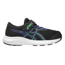 (5 UK, Black/Green) Asics Childrens/Kids Contend 9 PS Shoes